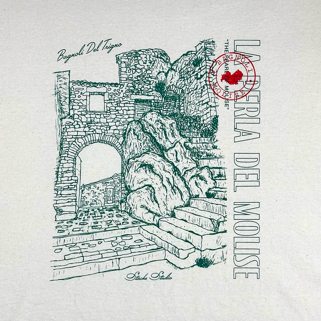 Bagnoli Drawing Tee 02 - 'Natural'
