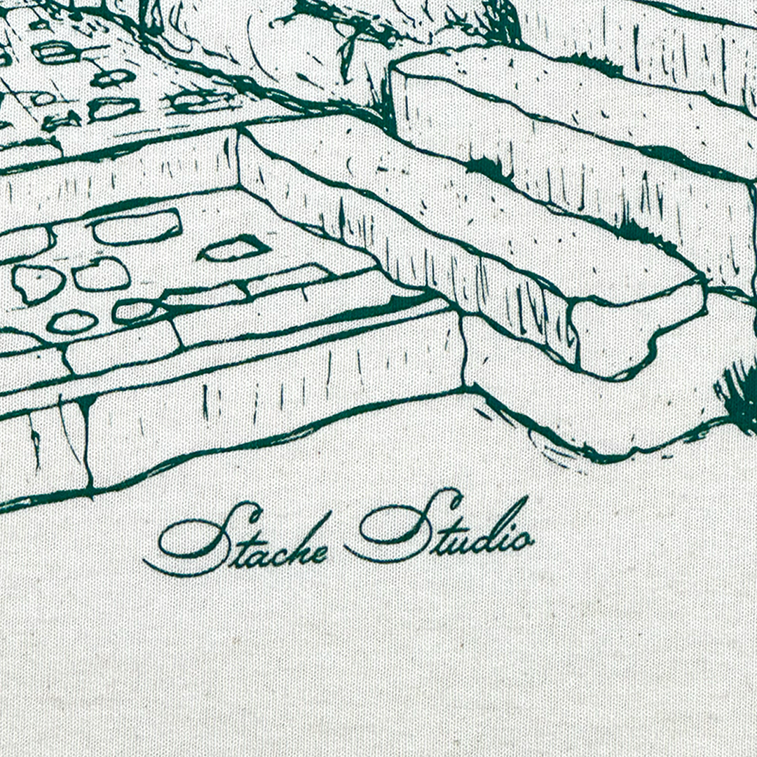 Bagnoli Drawing Tee 02 - 'Natural'