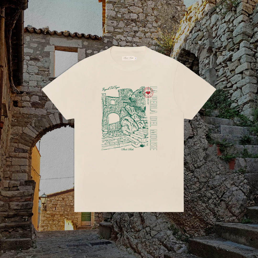 Bagnoli Drawing Tee 02 - 'Natural'