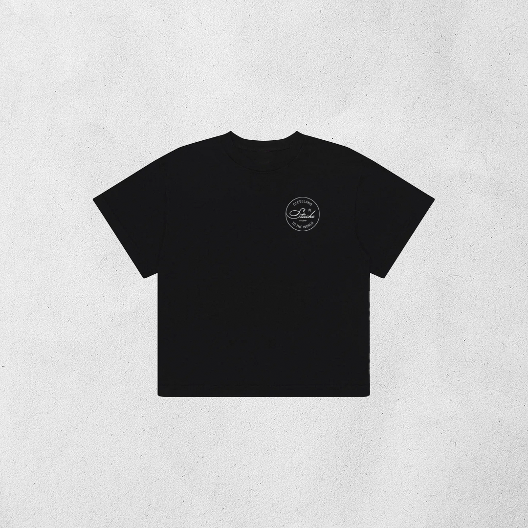 Cleveland Stamp T-Shirt - Black