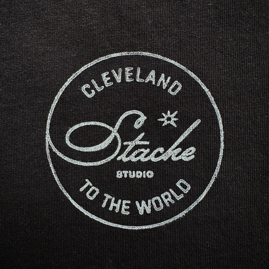 Cleveland Stamp T-Shirt - Black