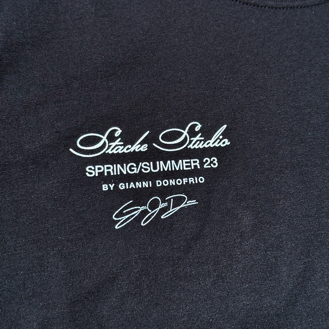 SS23 Graffiti Stamp Tee - 'Black'
