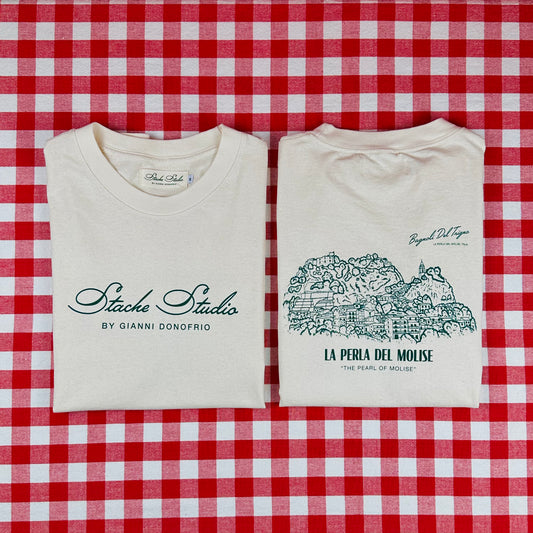 Bagnoli Drawing Tee 01 - 'Natural'