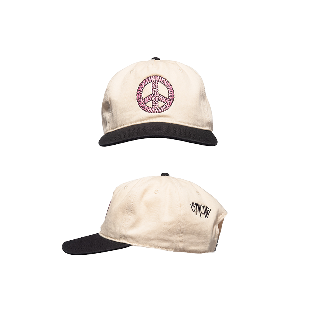 Stache Peace of Mind Snapback - 'Natural/Black'