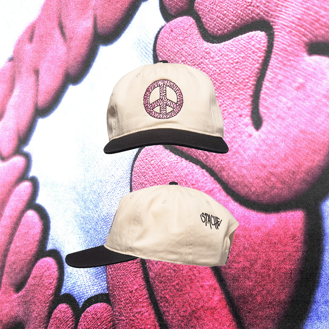 Stache Peace of Mind Snapback - 'Natural/Black'