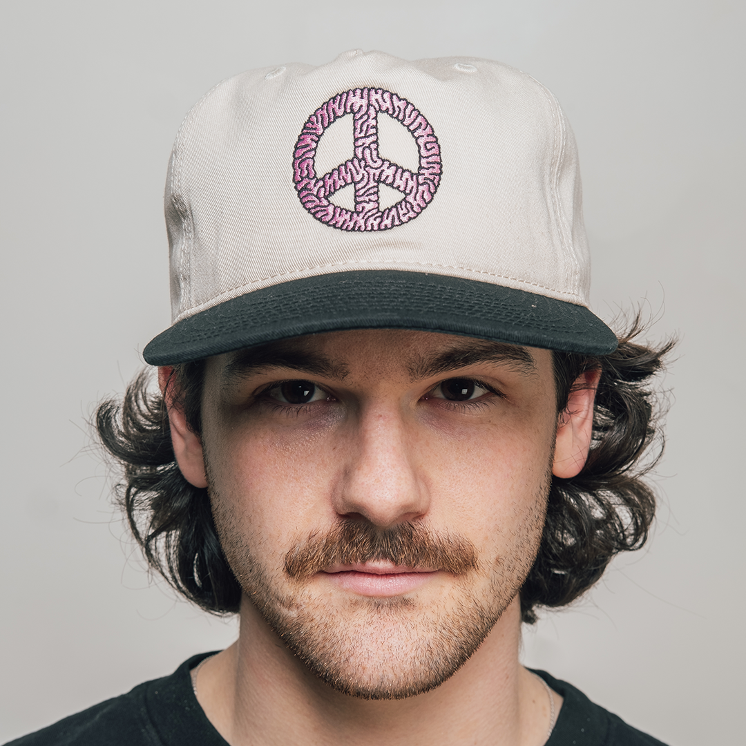 Stache Peace of Mind Snapback - 'Natural/Black'