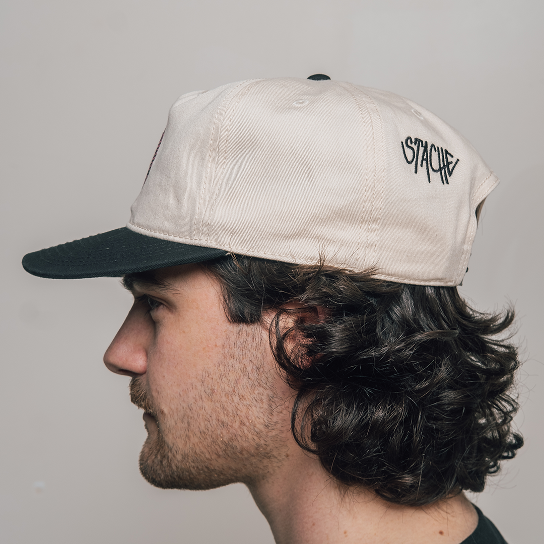 Stache Peace of Mind Snapback - 'Natural/Black'