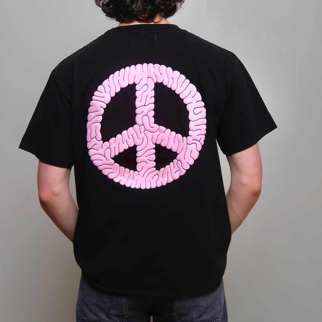 Stache Peace of Mind Tee - 'Black'