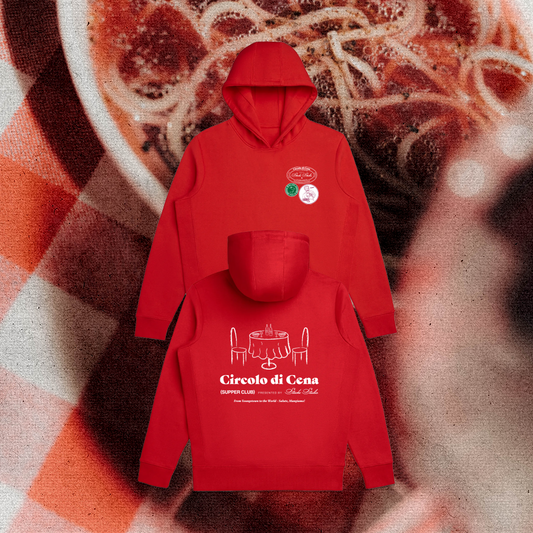 Circolo di Cena (Supper Club) Hoodie - 'Red'