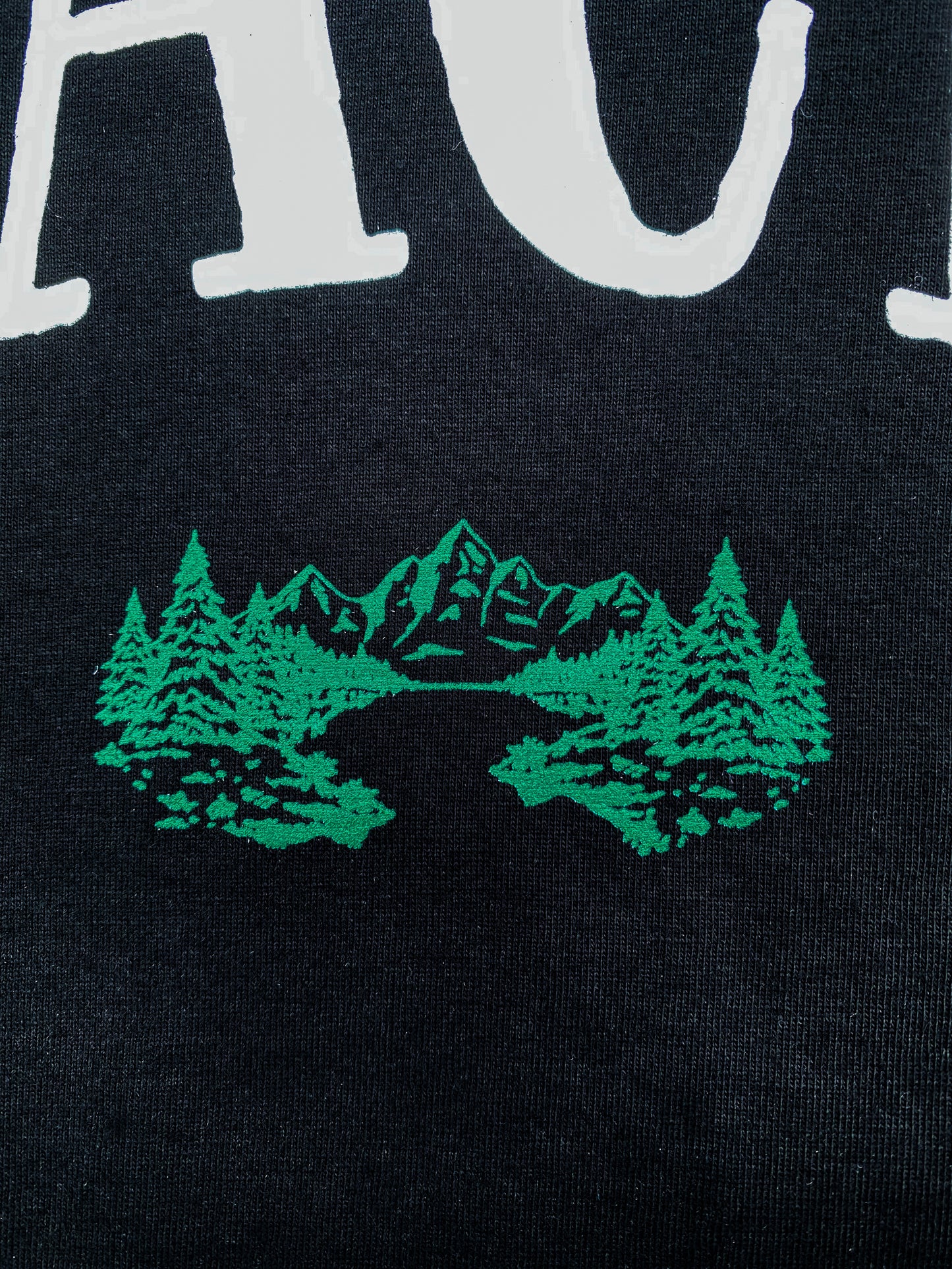 Stache Arch Logo Shirt - 'Black/White/Green'