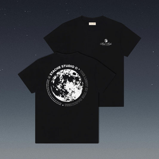 The Light in the Darkness Full Moon Tee - 'Black'