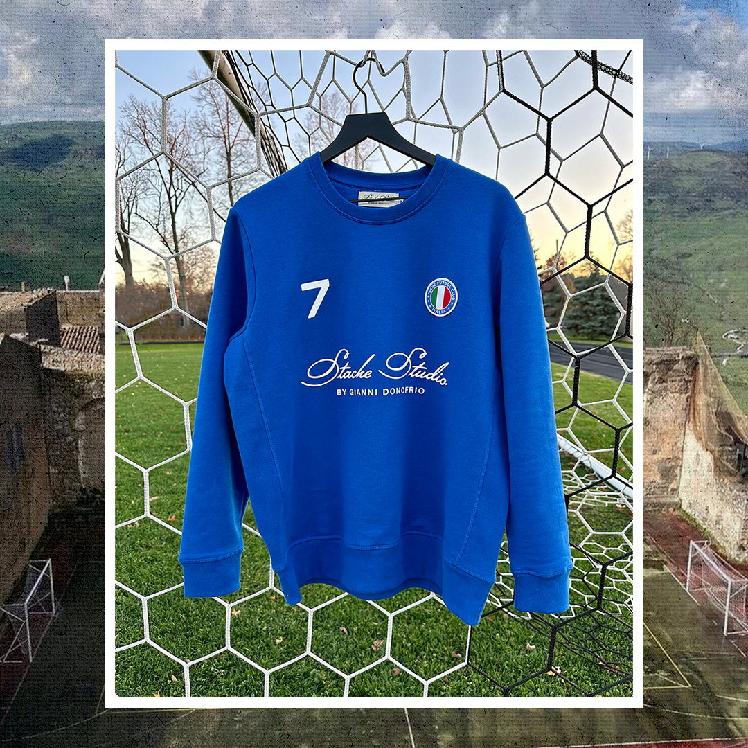 Stache FC Crewneck Sweatshirt - Blue