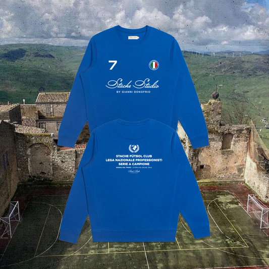 Stache FC Crewneck Sweatshirt - Blue