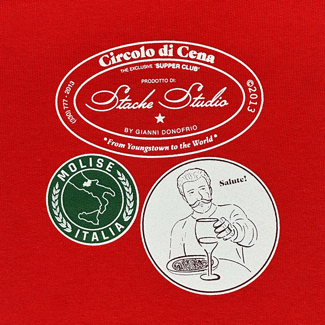 Circolo di Cena (Supper Club) Hoodie - 'Red'