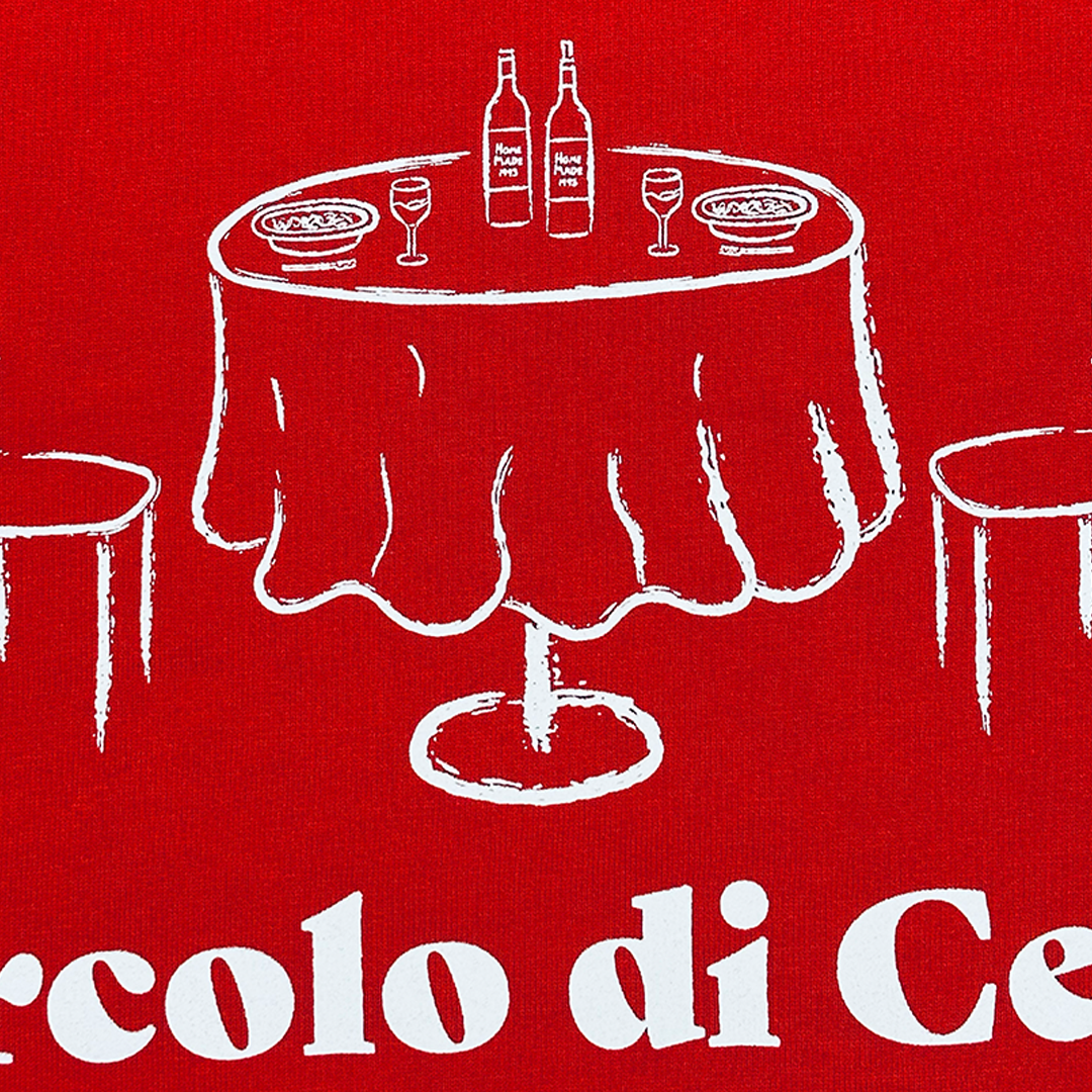 Circolo di Cena (Supper Club) Hoodie - 'Red'